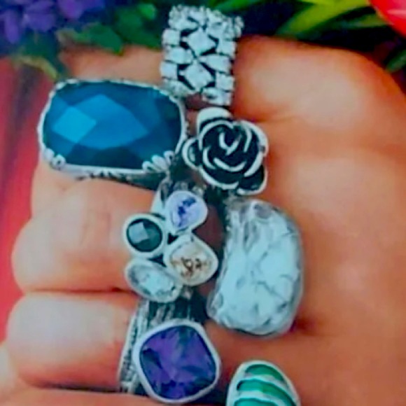 Silpada Rose Ring - size 7 - Picture 2 of 4